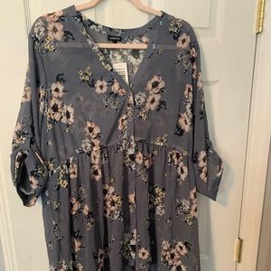 Torrid button up tunic